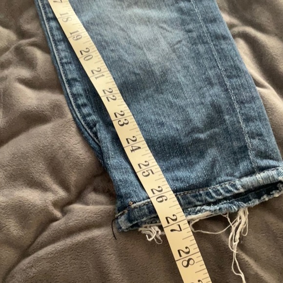 7 for All Mankind Roxanne Midrise Denim Ankle Jeans Sz 26 - Picture 10 of 15